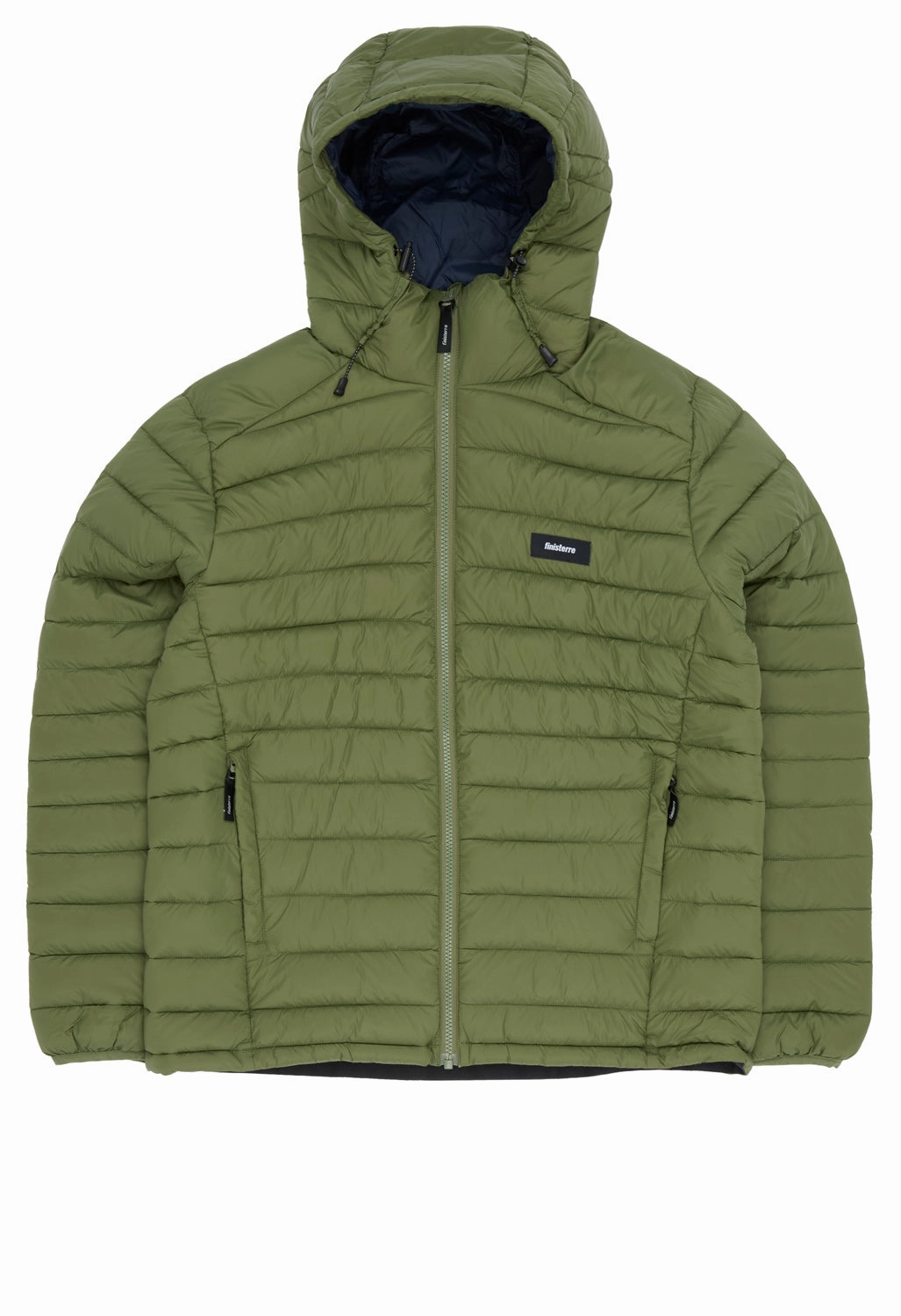 Shrink resistant Finisterre Men's Nimbus Hooded Jacket - Deep Seagrass