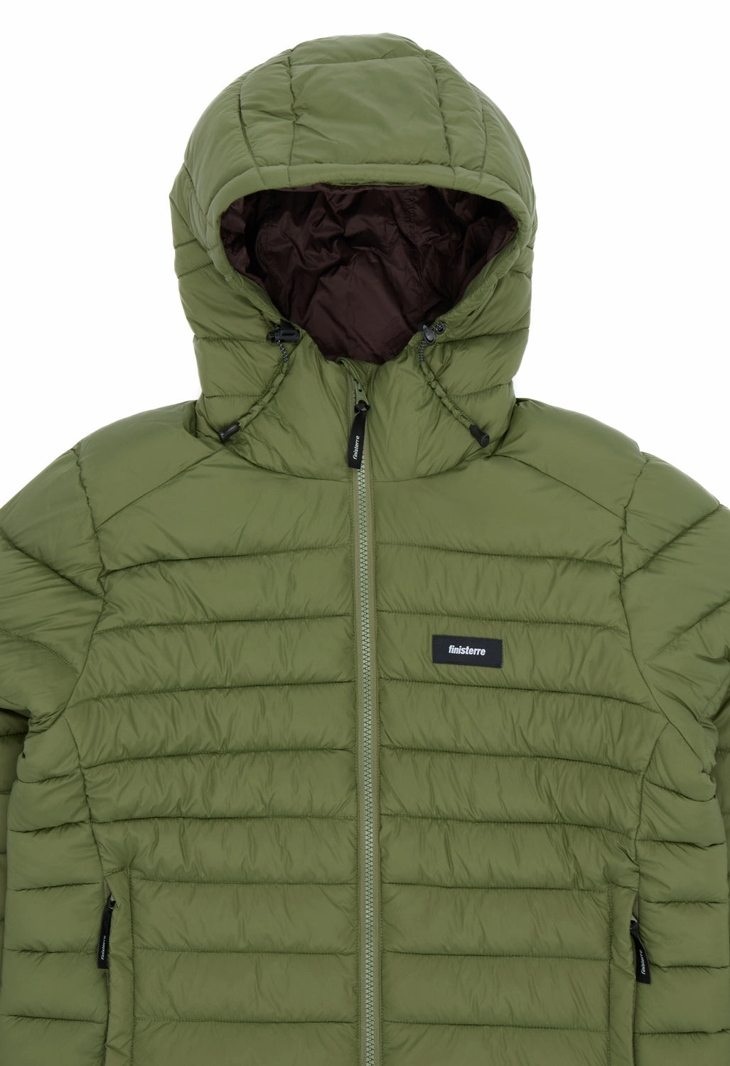 Finisterre Women's Nimbus Hooded Jacket - Deep Seagrass windproof Elastic Hem Adjustment