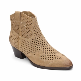 Scratch Resistant Finish Metallic Edge Flare Open Weave Western Bootie