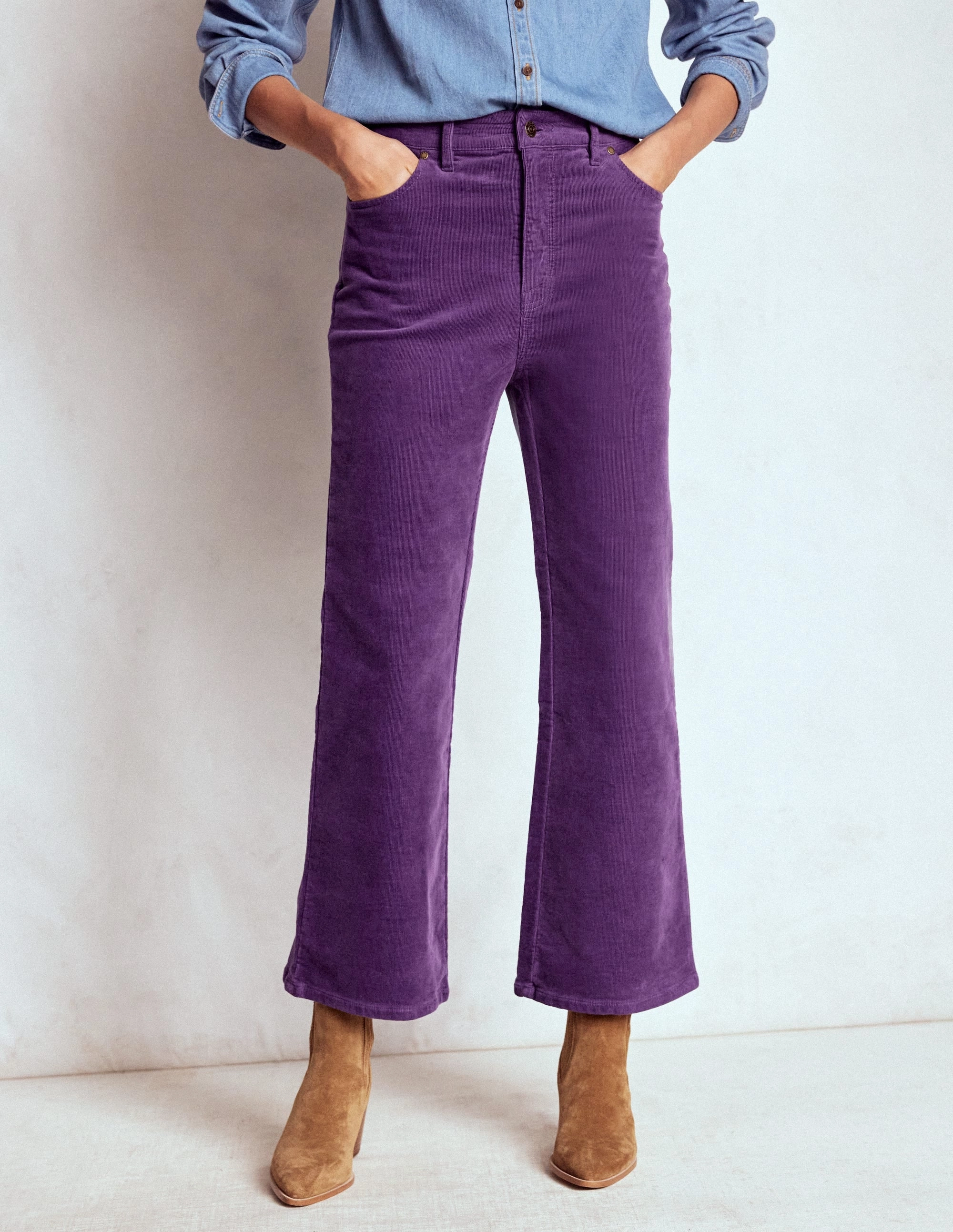 5-Pocket Cord Kick Jeans-Mystic Purple Compact Pack