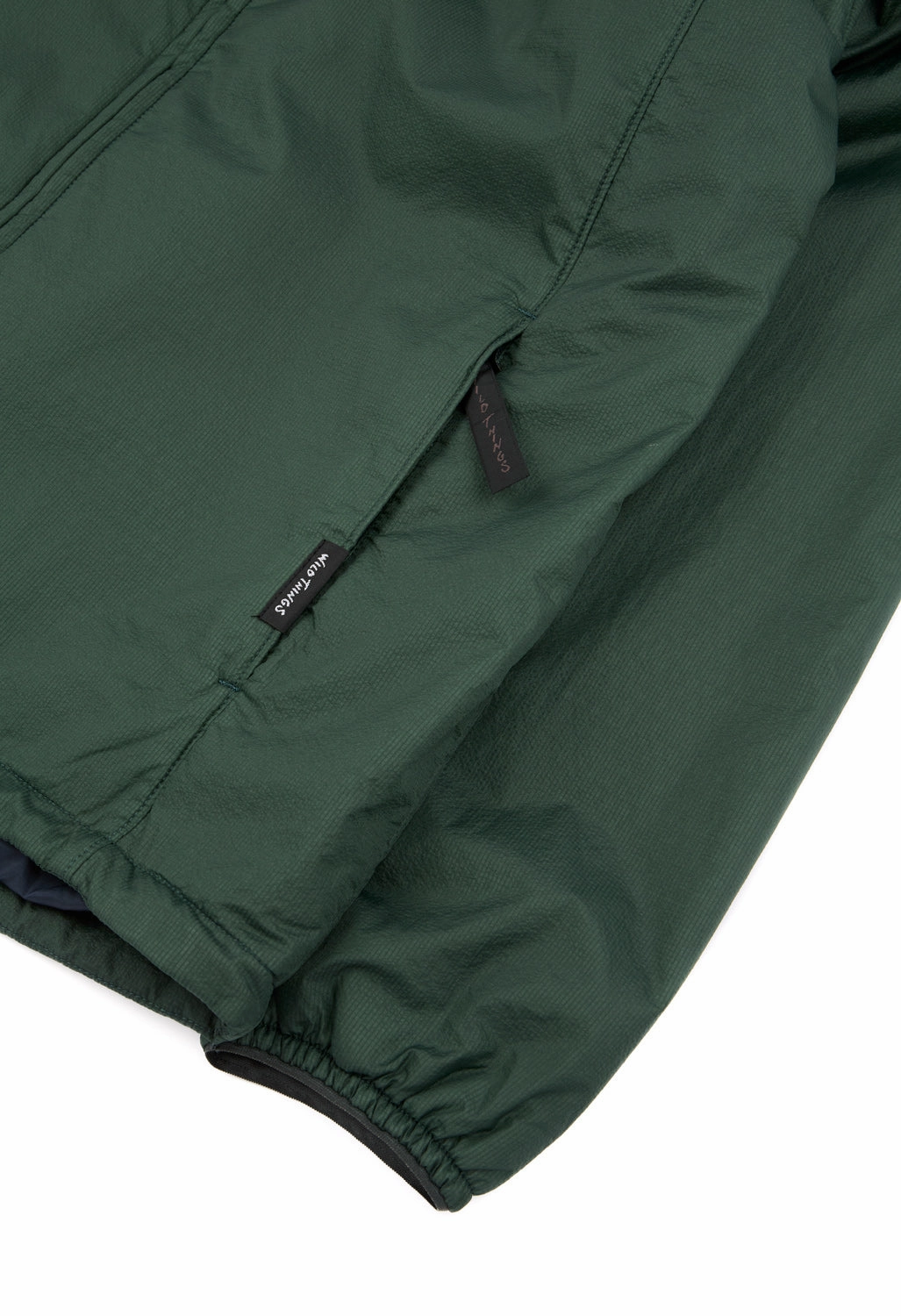 Double Layered Collar Wild Things Men's Polar Alpha Jacket - Green