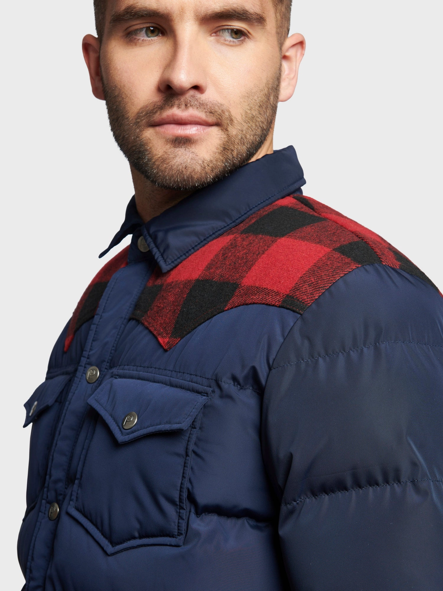 Rockford Jacket in Navy Blue Odor Resistant Balanced Insulation