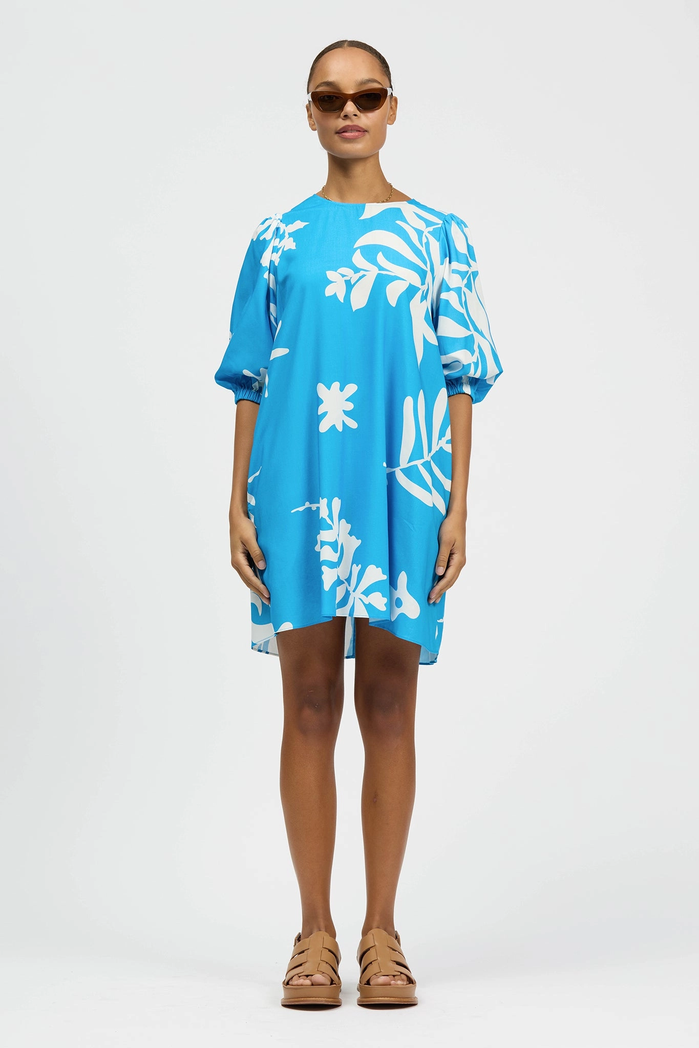 Smart Layers Maria Dress Bosque Leaf Print