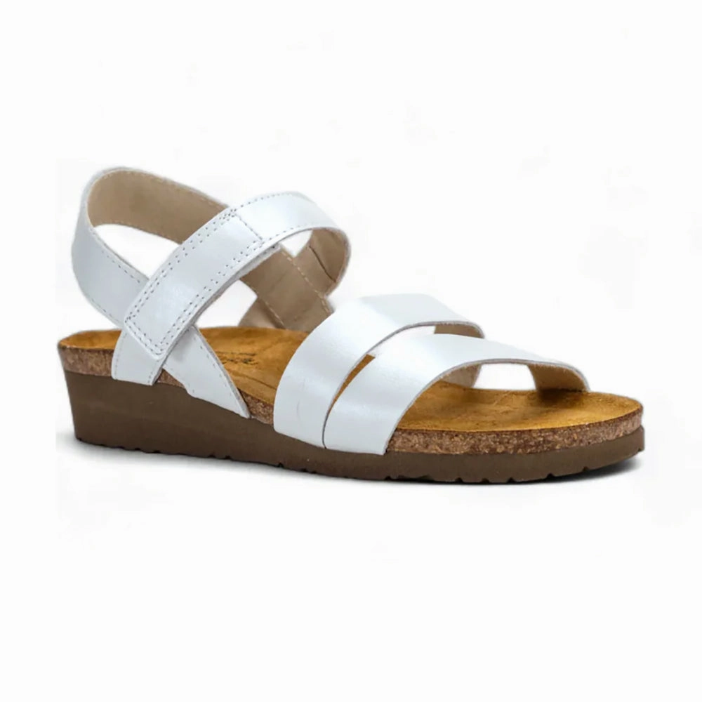 Environmentally Friendly Footbed Kayla Sandal White Pearl (7806-H60)