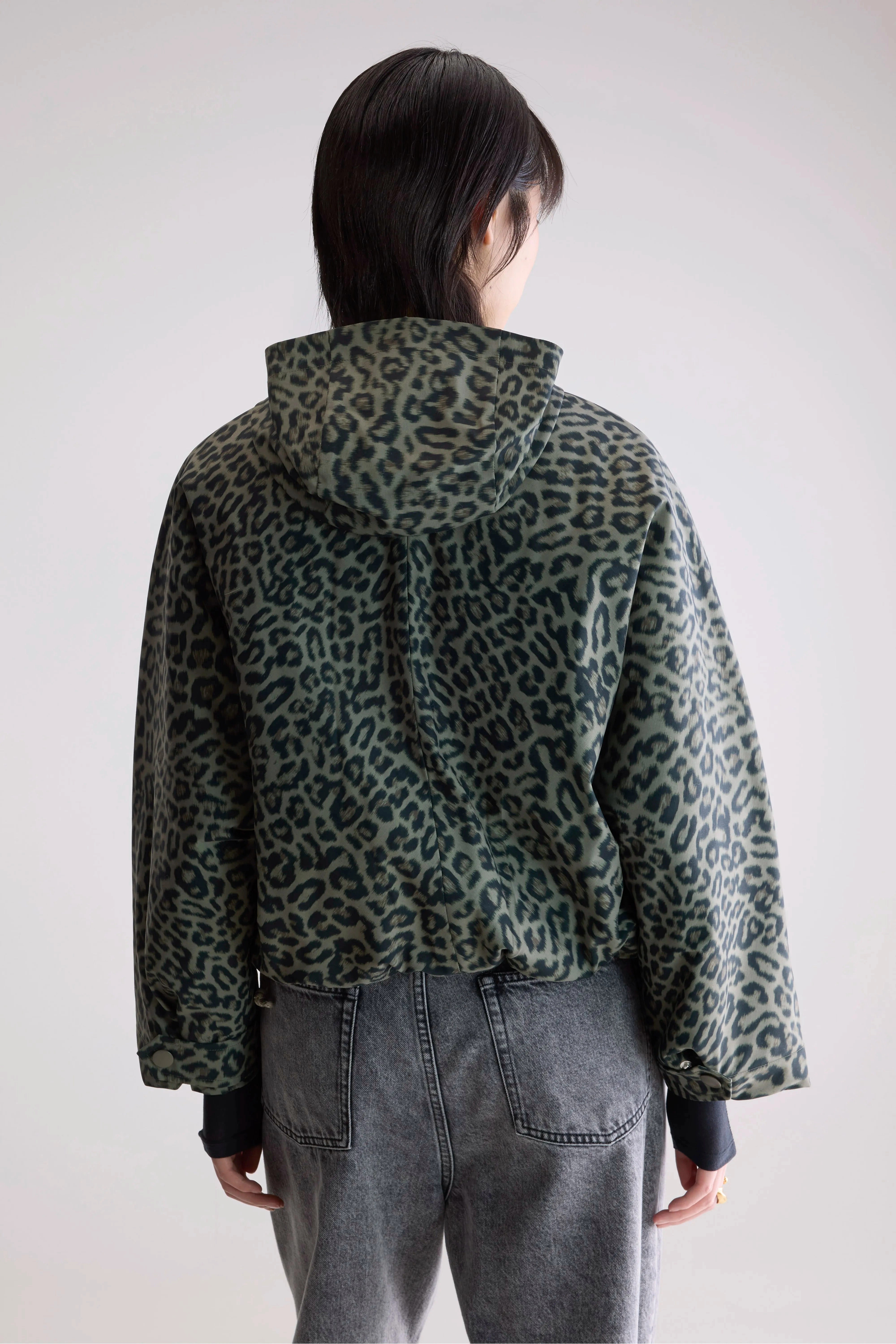 Jenna hooded jacket (252 / W / COMBO A) Minimalist Aesthetic Seamless Design