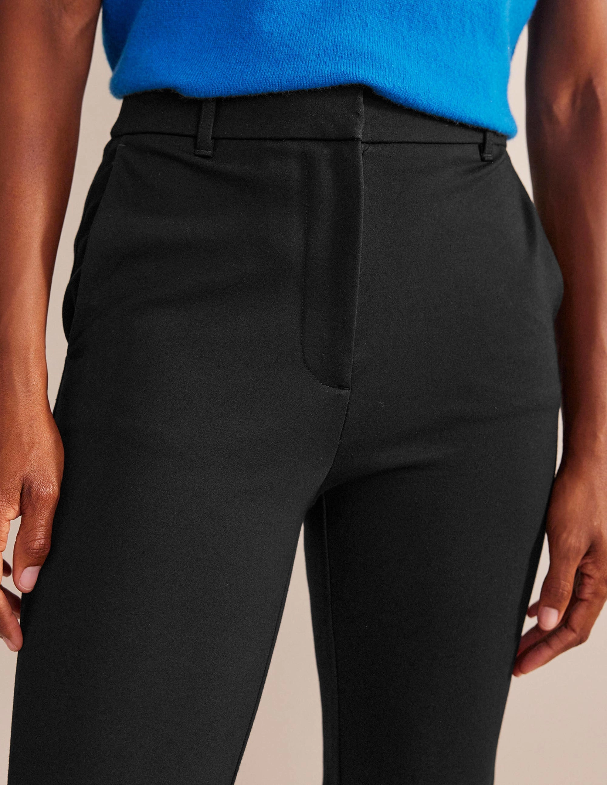 Highgate Ponte Trousers-Black Soft Design Ultimate Wear