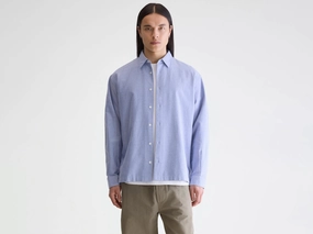 Quick Dry Technology Breathable Cotton Flip relaxed shirt (252 / M / CHAMBRAY)