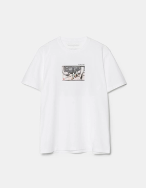 2213 Travellers In Snow T-Shirt White Breathable Construction Light Fabric
