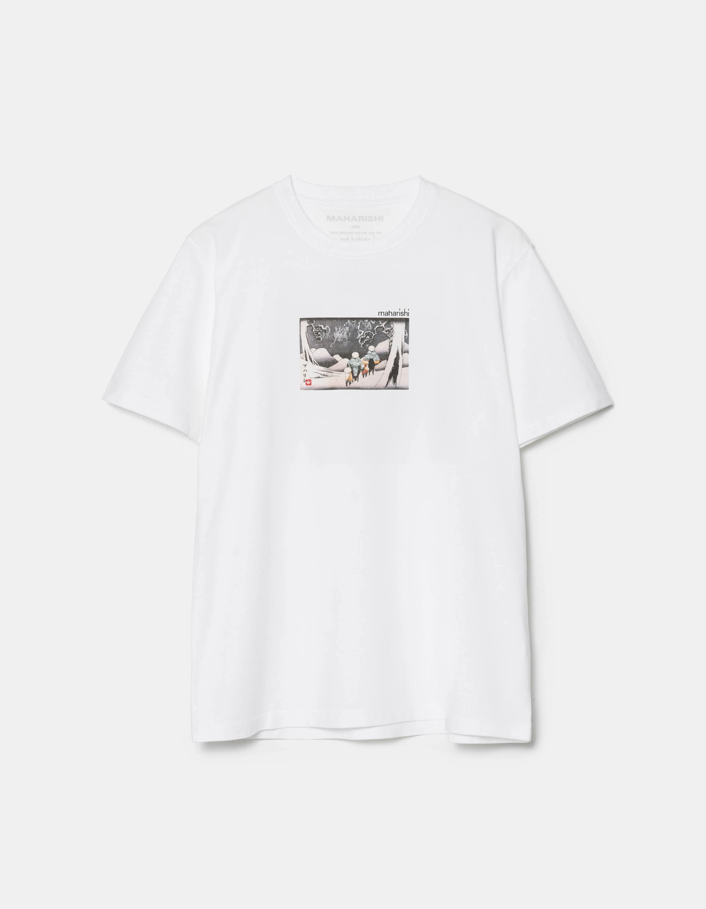 2213 Travellers In Snow T-Shirt White Breathable Construction Light Fabric