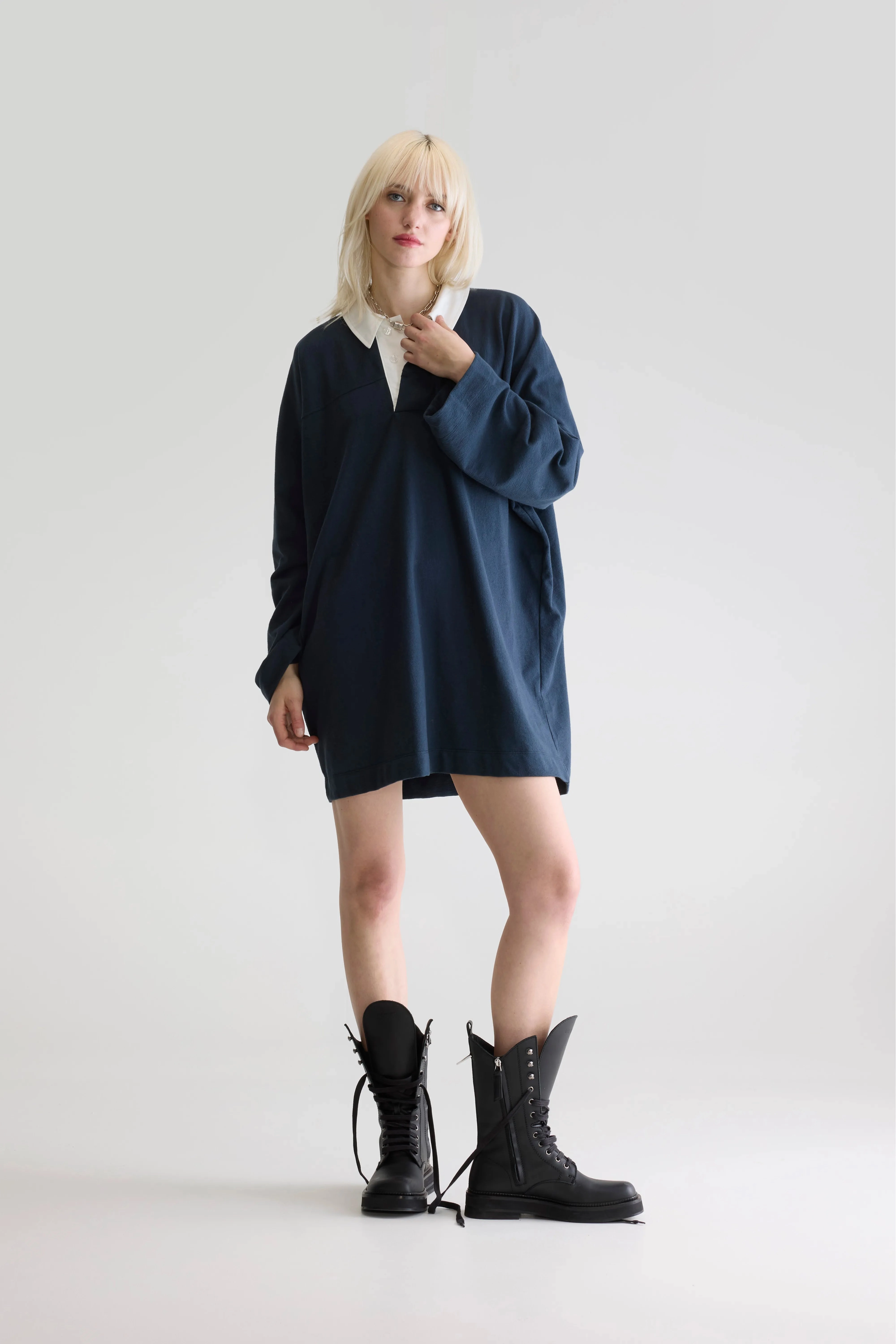 Gentle Shine Foogy loose dress (252 / W / AMERICA)