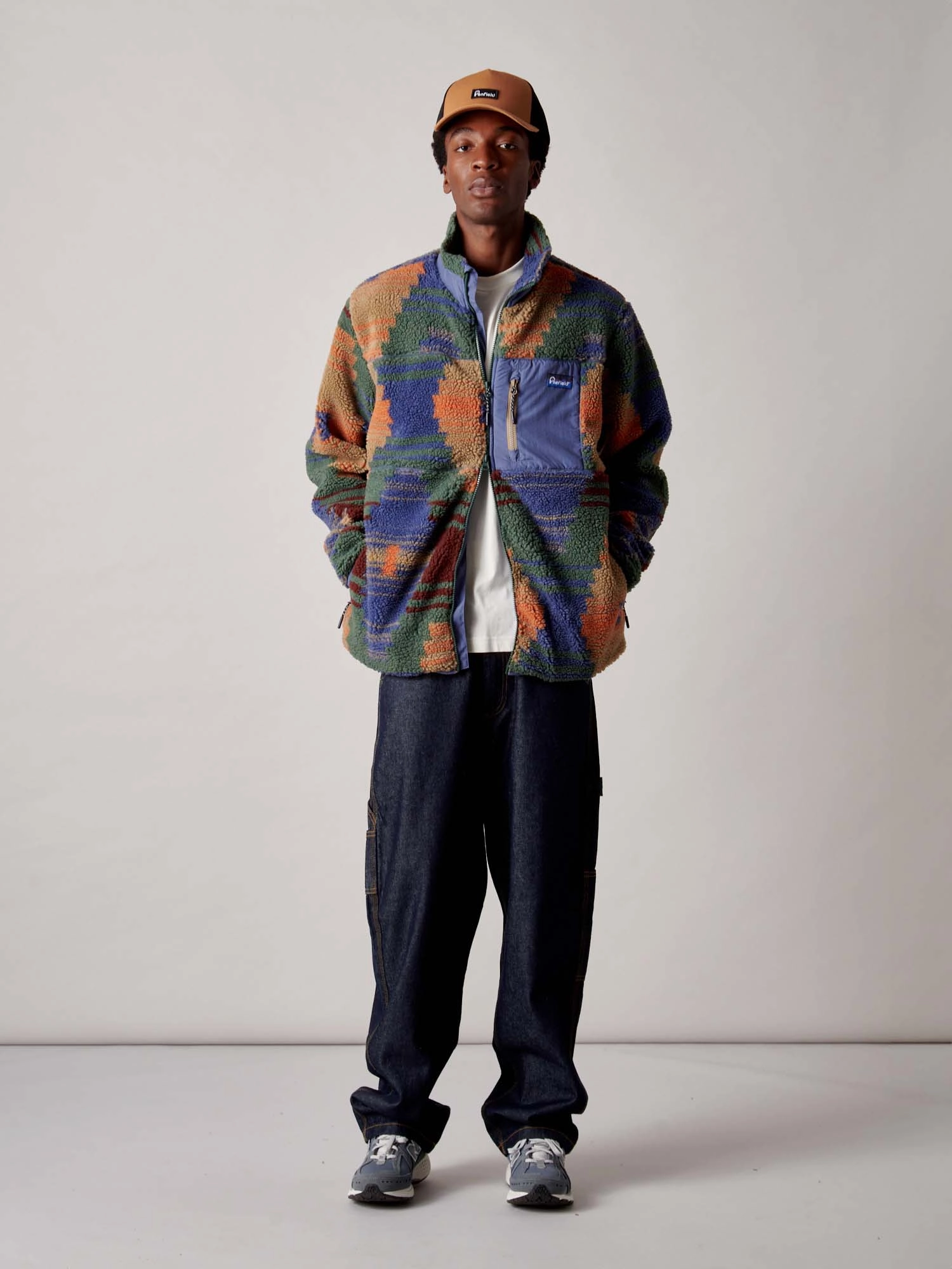 Forefounders Mattawa Fleece Jacket in Lead Gray EcoFriendly Water Repellency Wet Wicking