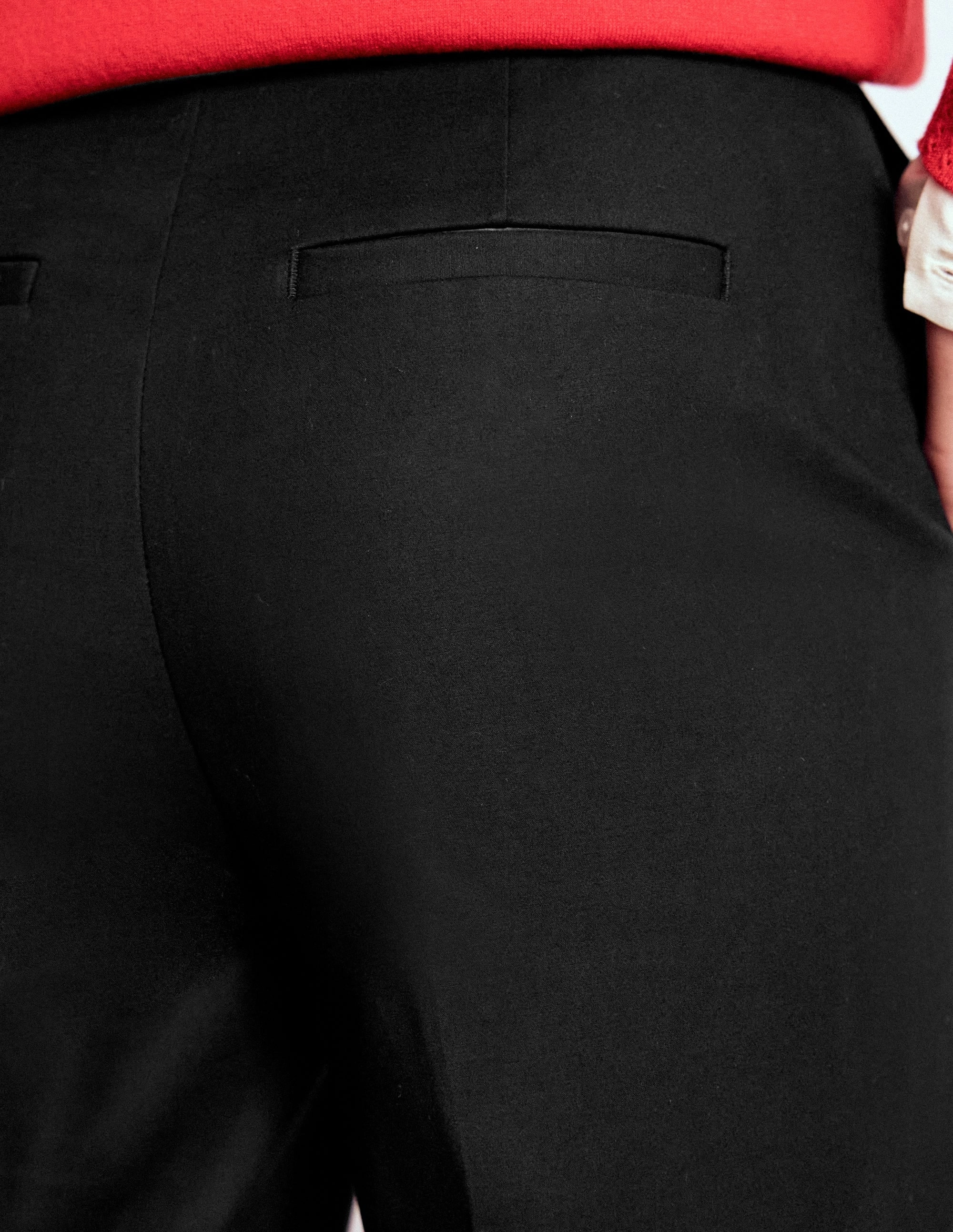 Canonbury 7/8 Trousers-Black Water resistant coating