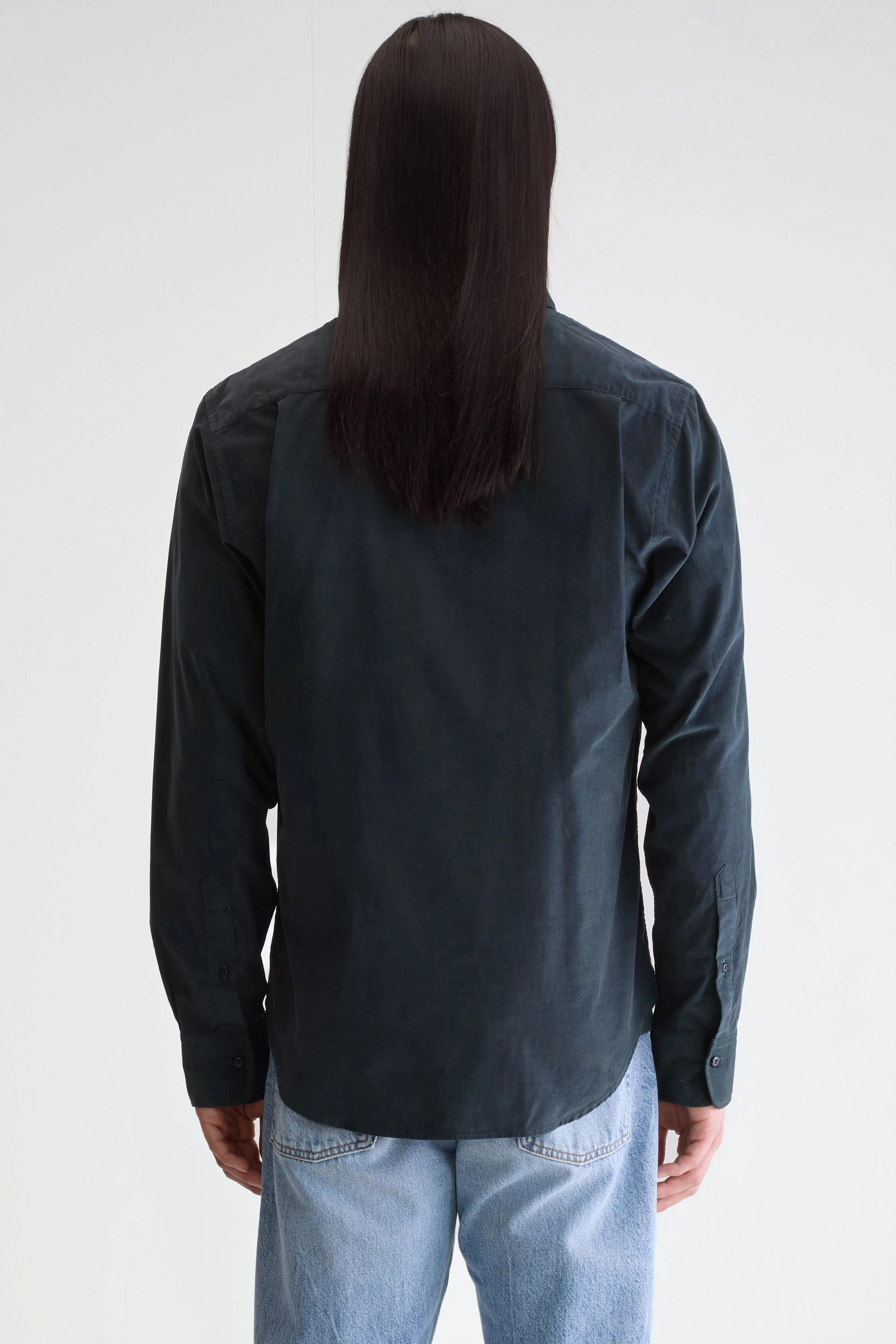 Hypoallergenic Lining Trendy Pattern Franklin regular shirt (252 / M / PIRATE)