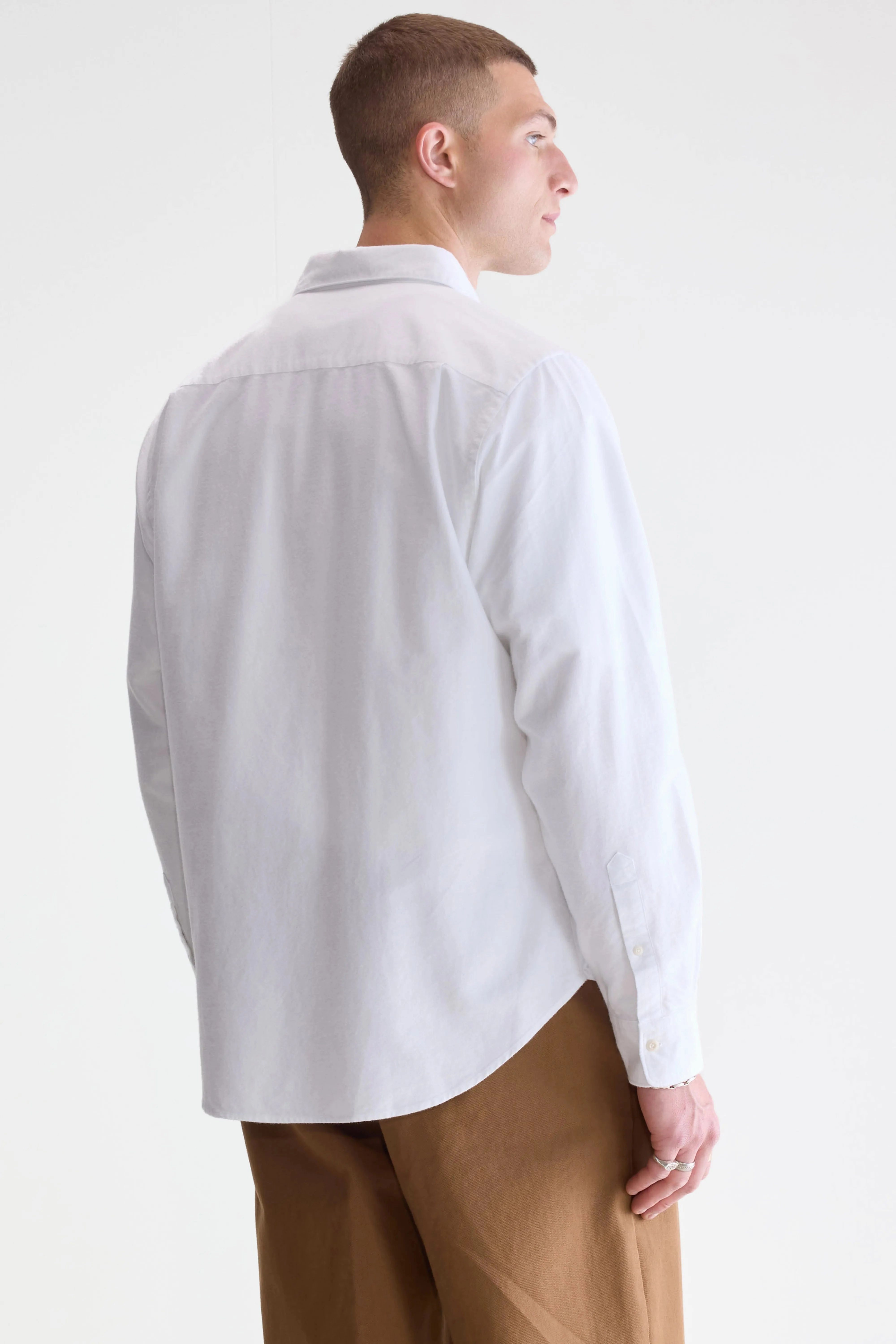 Lightweight Fabric Franklin regular shirt (252 / M / WHITE)