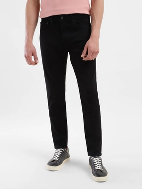 Recycled Fiber Content Men's 512 Black Slim Tapered Fit Mid Rise Jeans