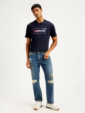 Men's 550'92 Blue Loose Fit Mid Rise Jeans Common Outfit
