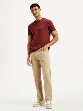 Men's Redloop 541 Beige Athletic Tapered Fit Mid Rise Selvedge Jeans Easy Layering All Size Fit