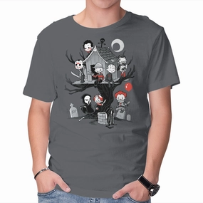 Horror Tree House Relaxed Movement Subtle Logo Placement