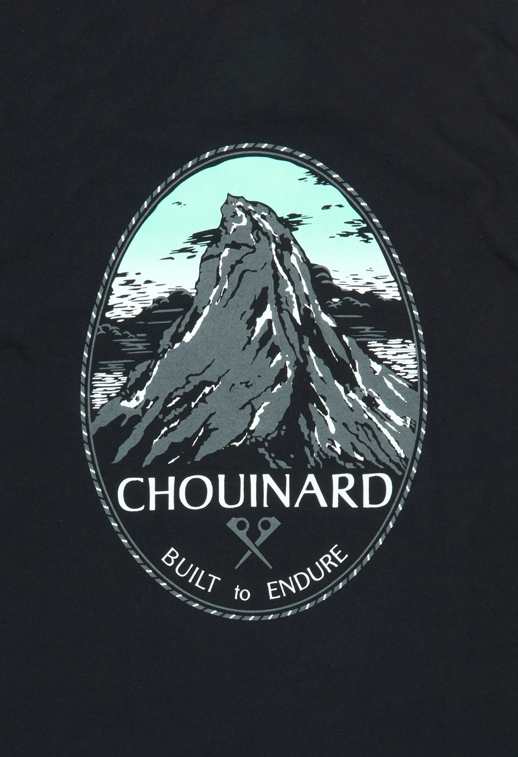 Floral Print Patagonia Men's Long Sleeve Chouinard Crest Responsibili-Tee - Black