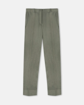 Stretch Support Fit Regular fit linen trousers