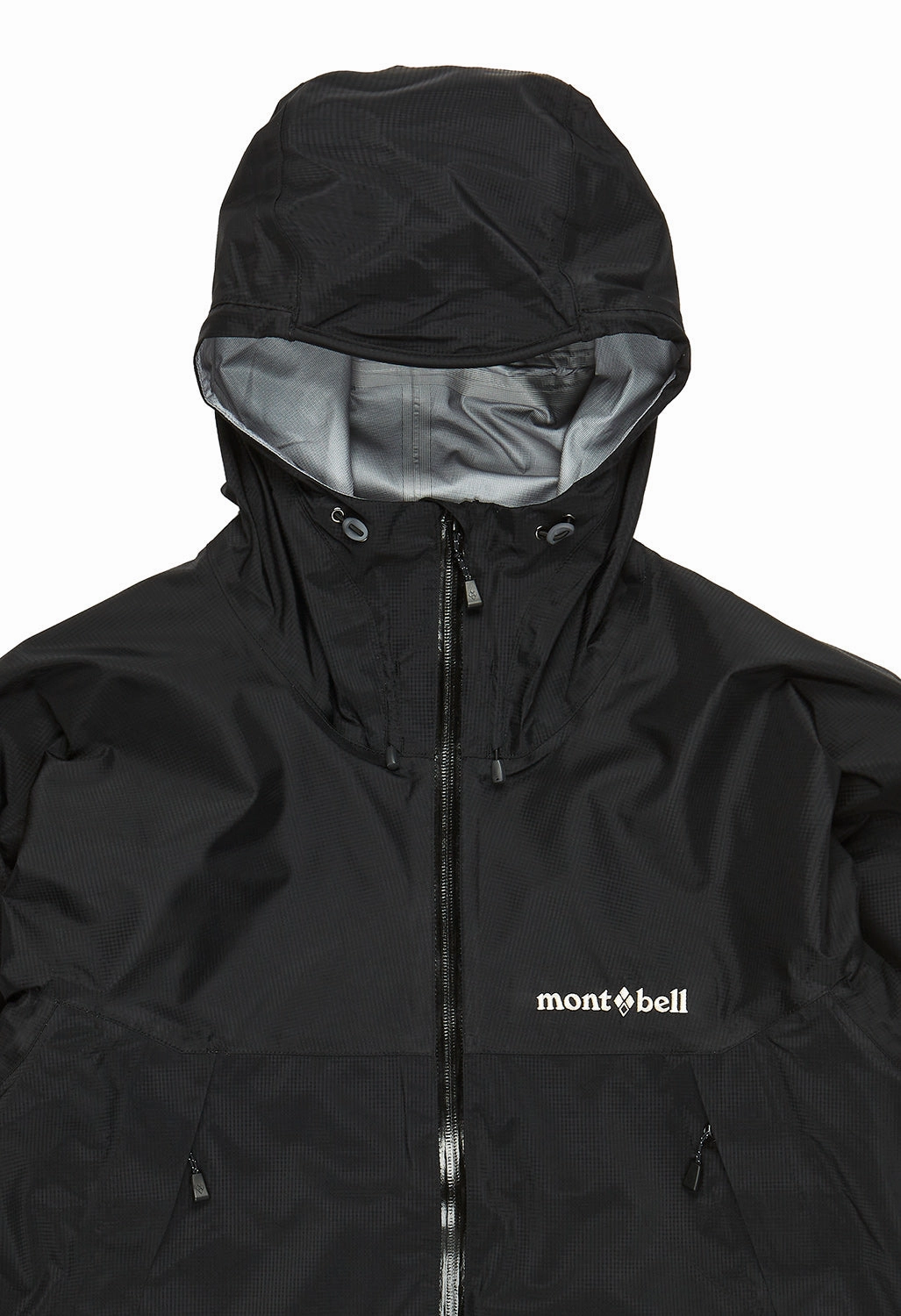 Montbell Men's Thunder Pass Jacket - Black Anti Pilling Textile Daily Commute Wear