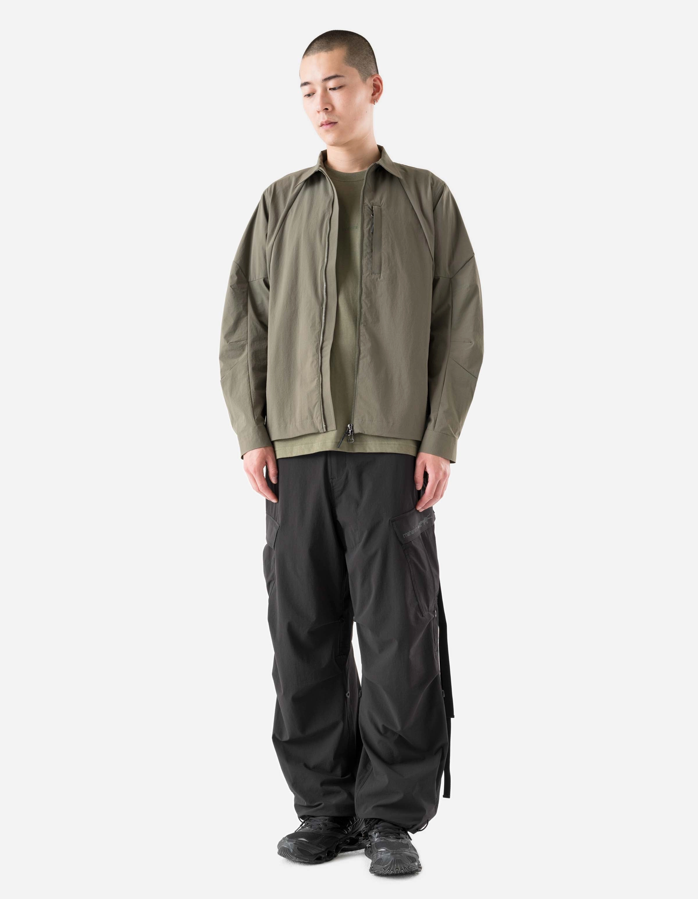 6231 Cordura? Tech Overshirt Olive Durable Zipper