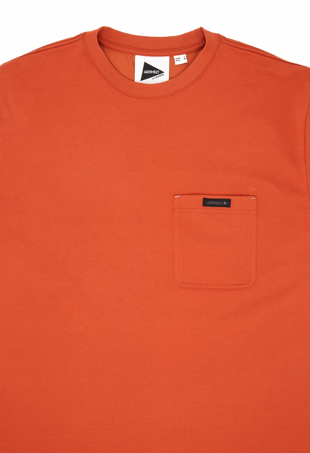 Gramicci x And Wander Backprint Tee - Red Washable fabric