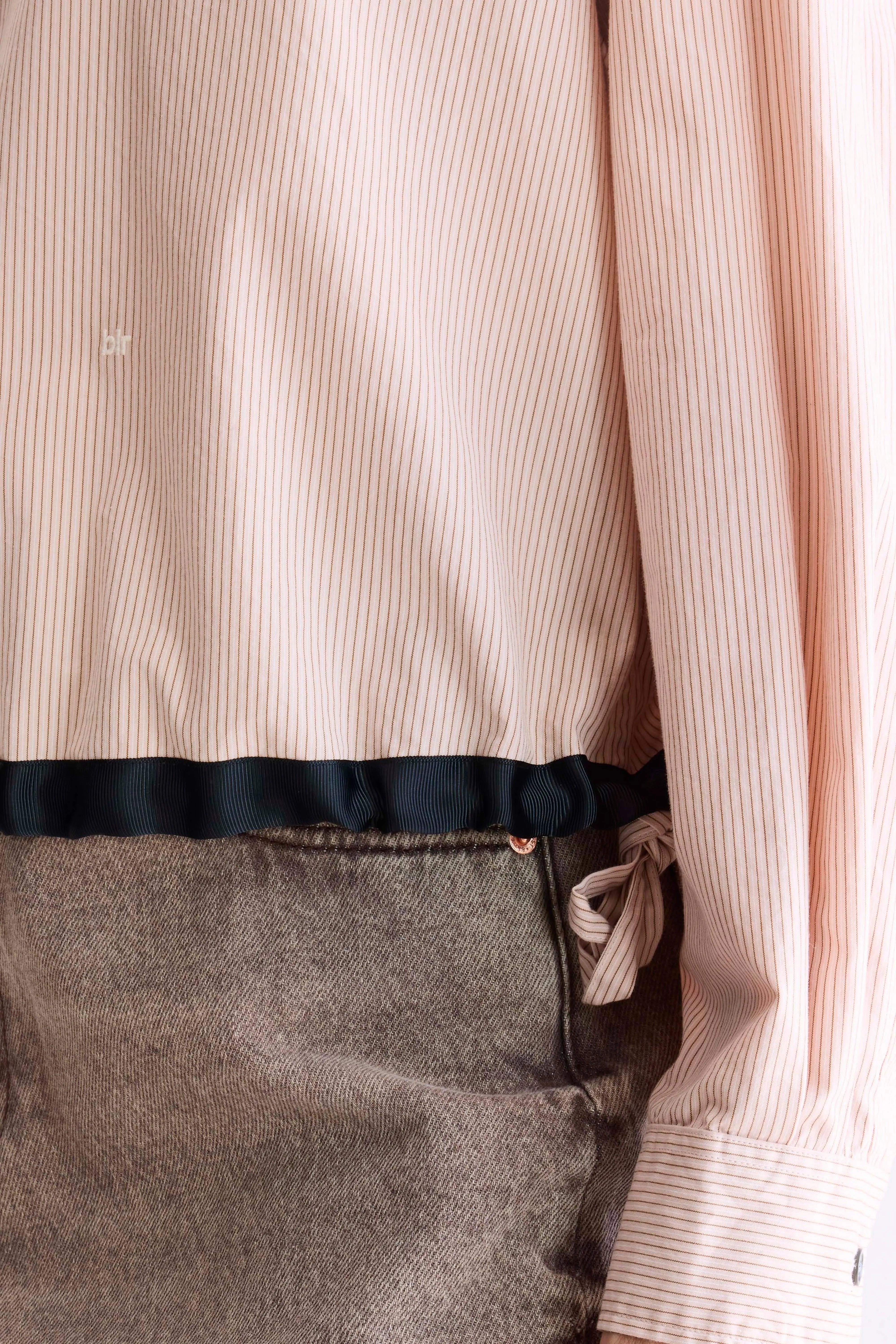 Compact Fold Design Breathable Material Glow adjustable shirt (252 / W / STRIPE V)