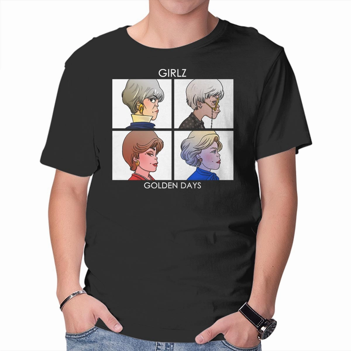 Golden Days Ultra Soft Blended Textile Crew Neck Design