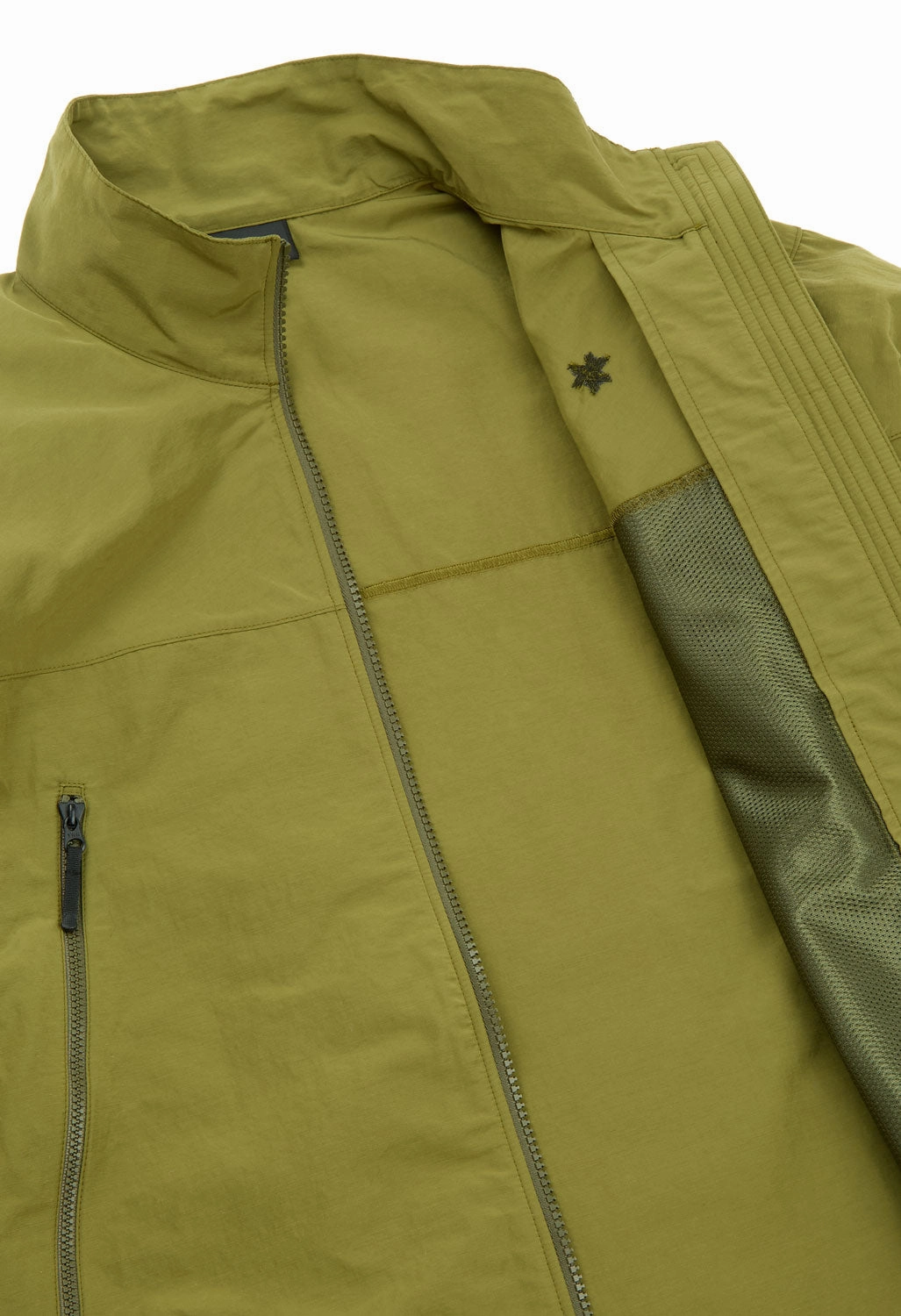 Snap Closure System Goldwin Nylon Multi Purpose Jacket - Ripe Olive