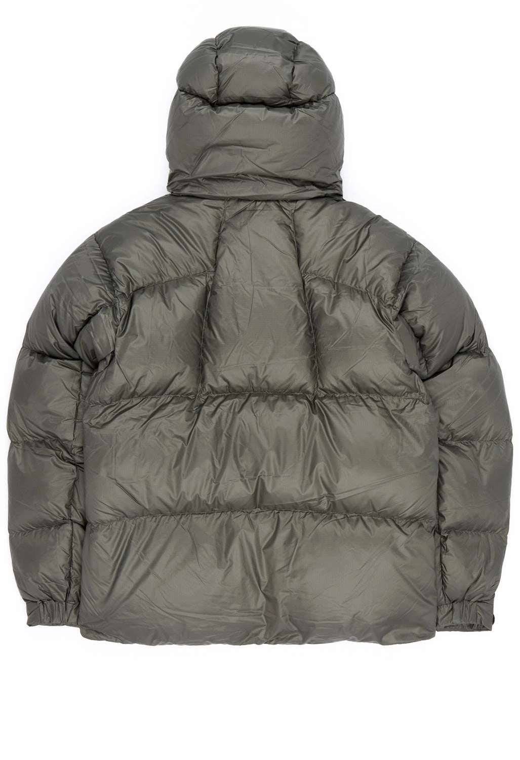 High Collar Windguard Two Way Zipper Goldwin PERTEX QUANTUM Down Parka - Gunmetal