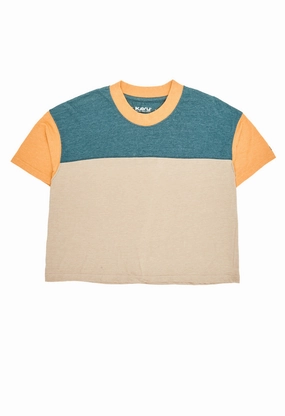 Colorfast Material Classic Layer Wear KAVU Women's Eevi Tee - Forest Retreat