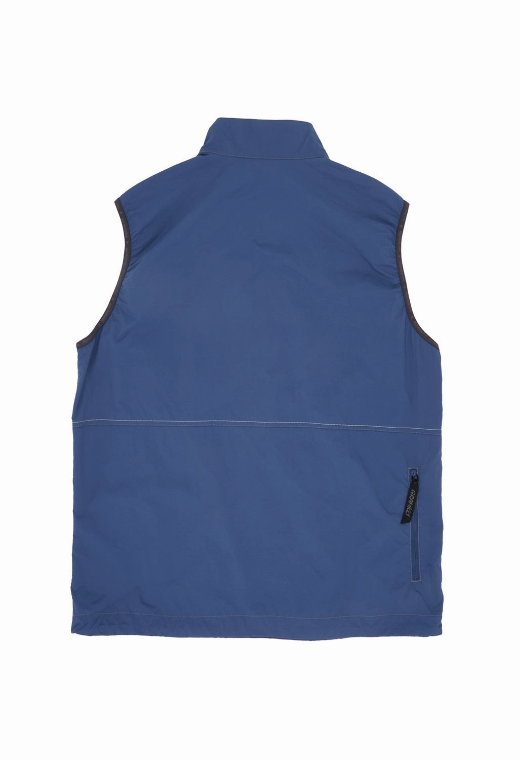 Gramicci x And Wander Men's Brushed Nylon Vest - Blue Ultraviolet Protection