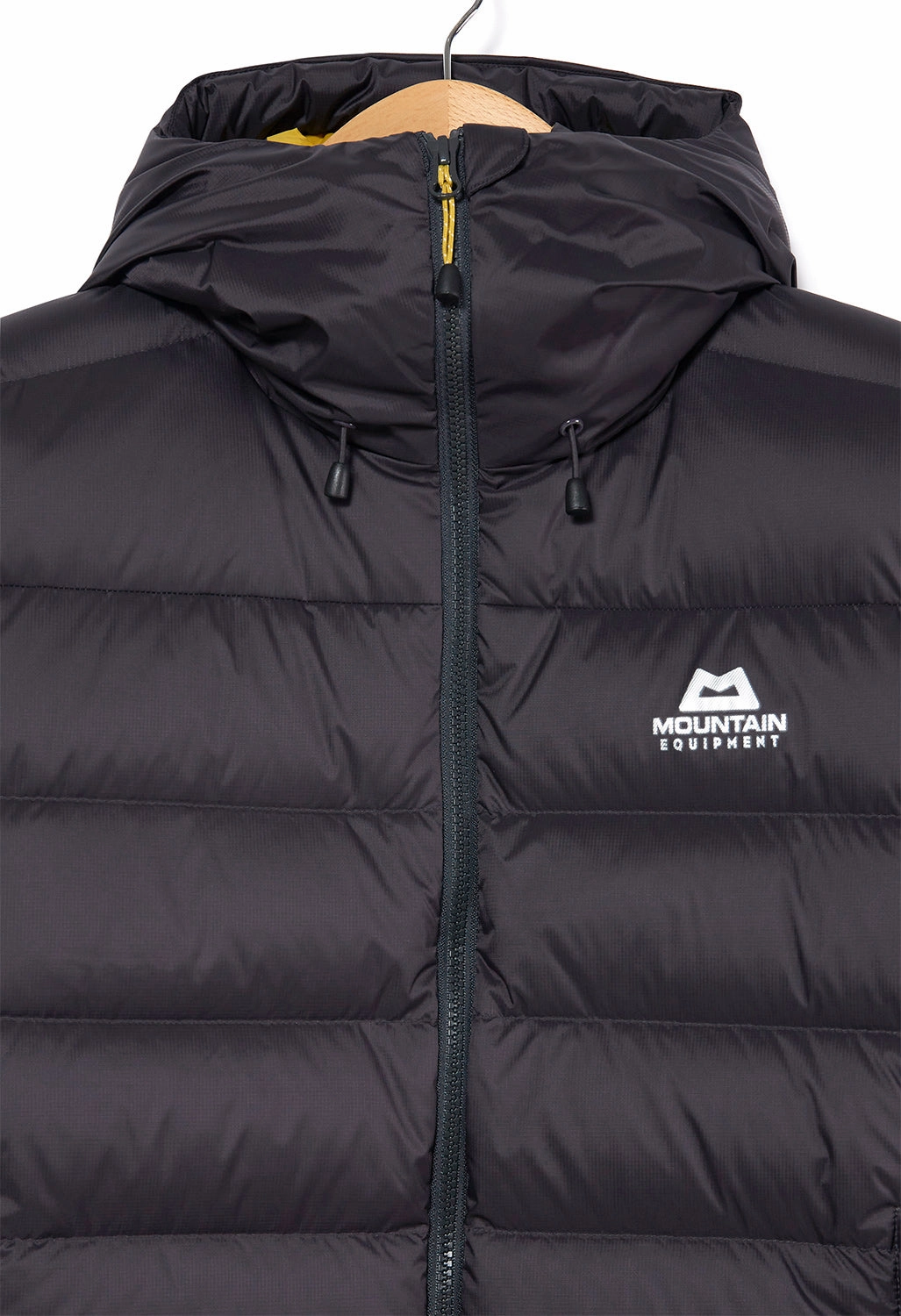 Transition Wear Elasticated Waistband Mountain Equipment Senja Men's Down Jacket - Obsidian