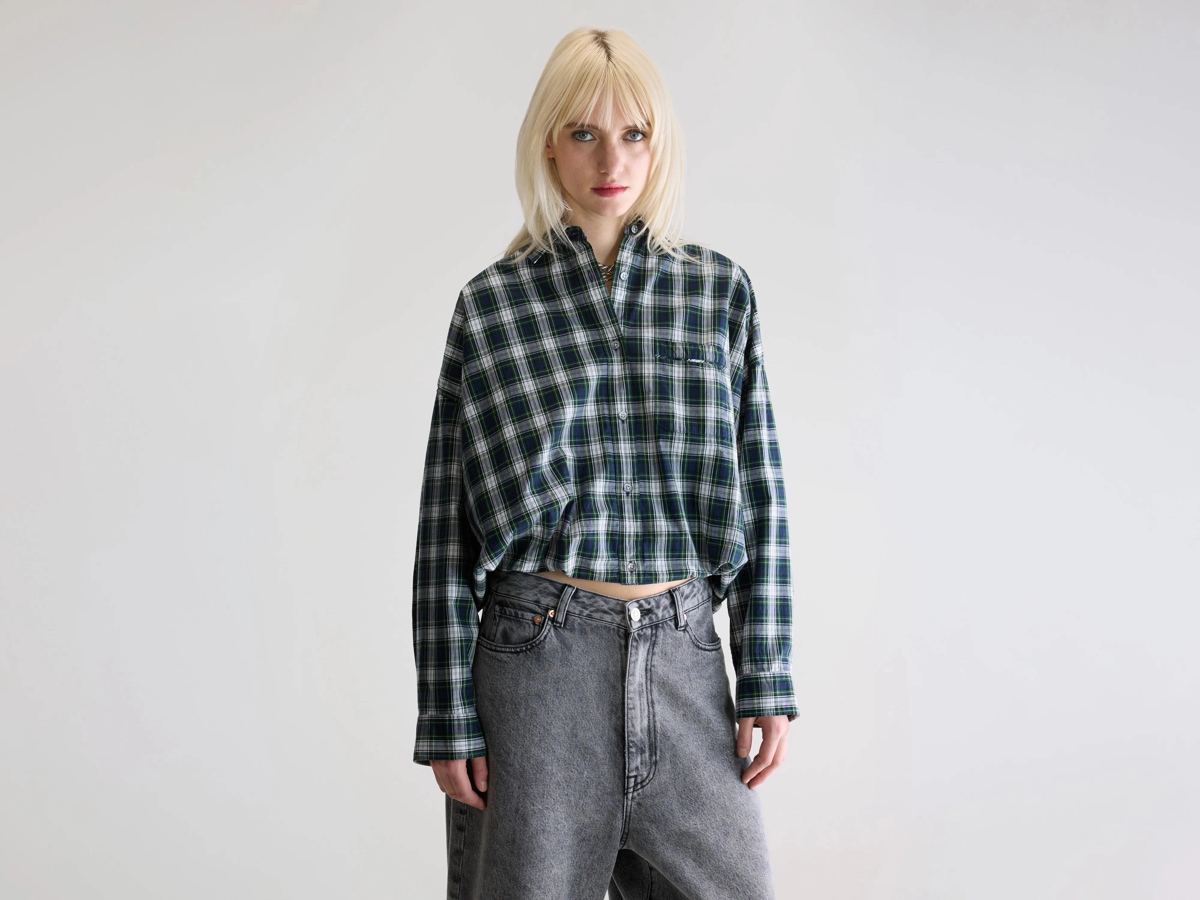 Graham checkered shirt (252 / W / CHECK Q) Sophisticated Style