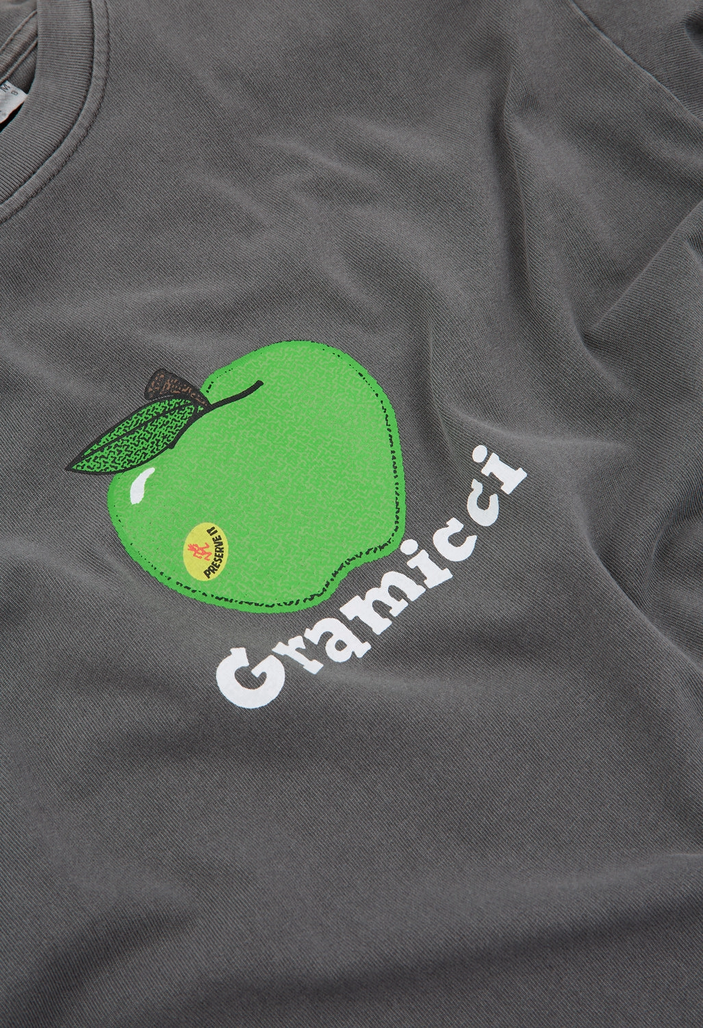 High Durability Weave Gramicci Apple Tee - Charcoal Pigment