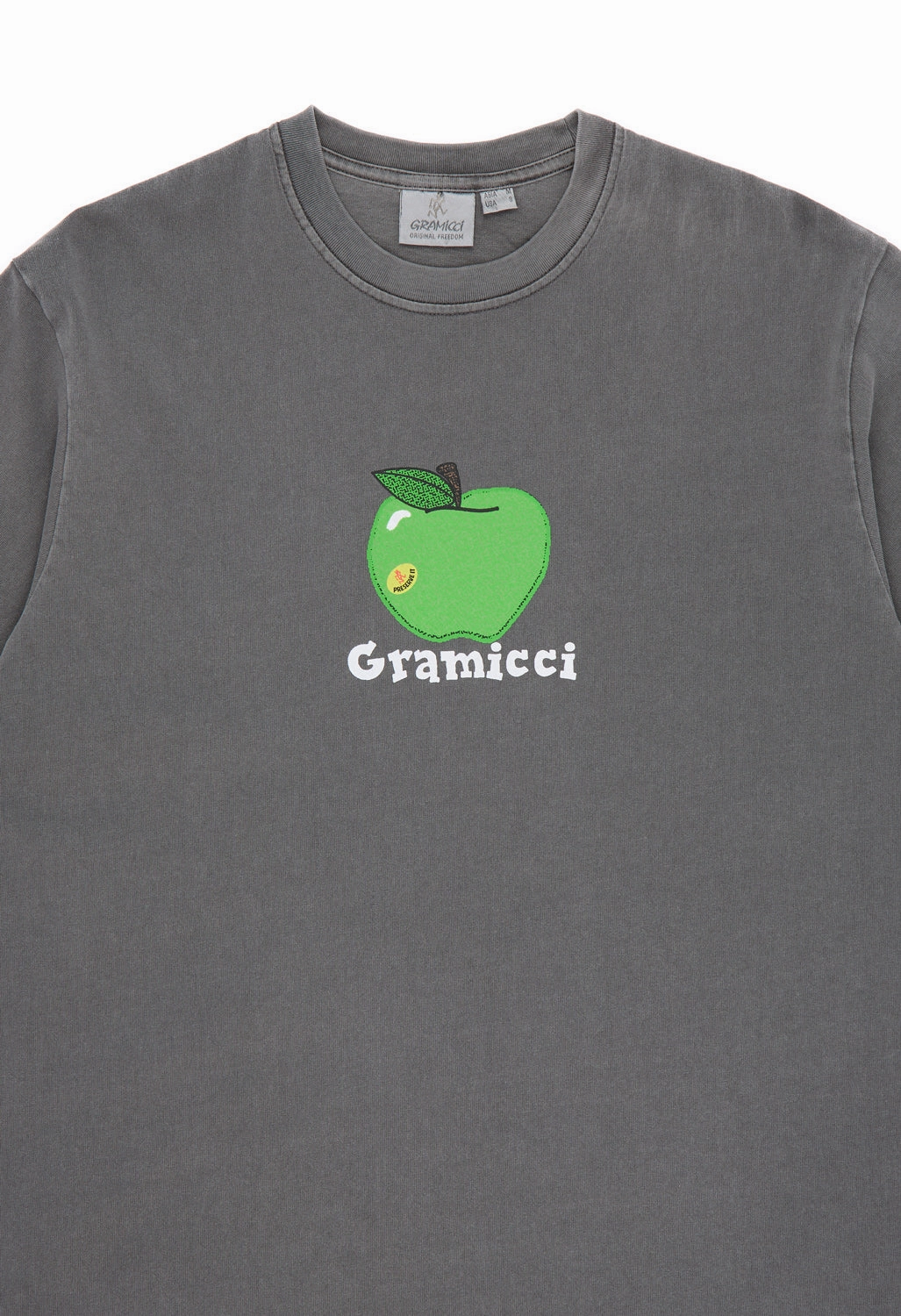 Animal Print Comfy Stretch Wear Gramicci Apple Tee - Charcoal Pigment