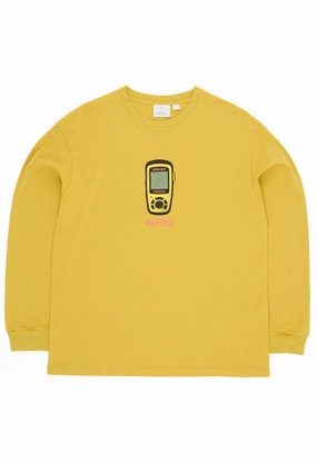 Gramicci GPS Long Sleeve Tee - Deep Yellow Stain Resistant