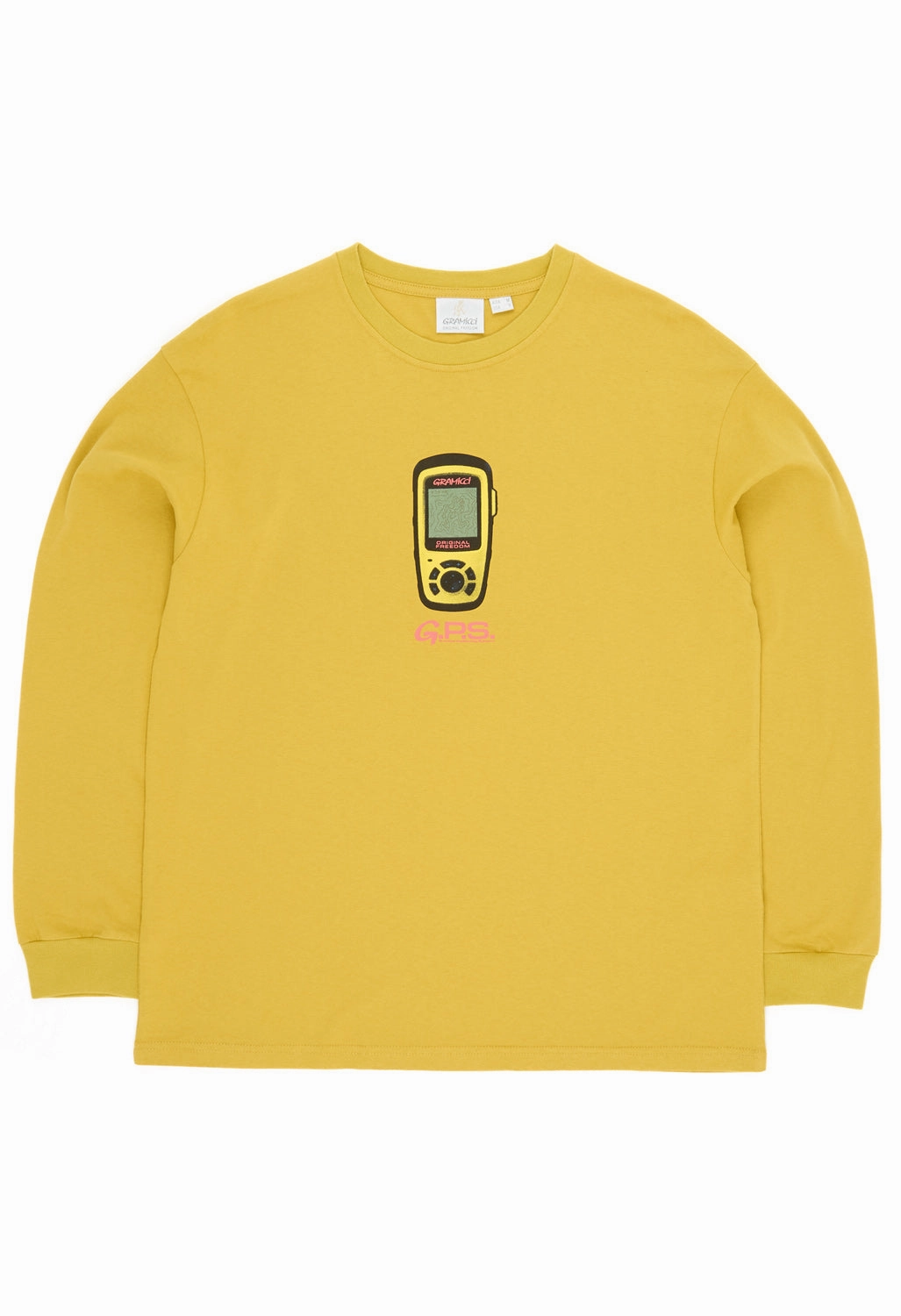 Gramicci GPS Long Sleeve Tee - Deep Yellow Stain Resistant