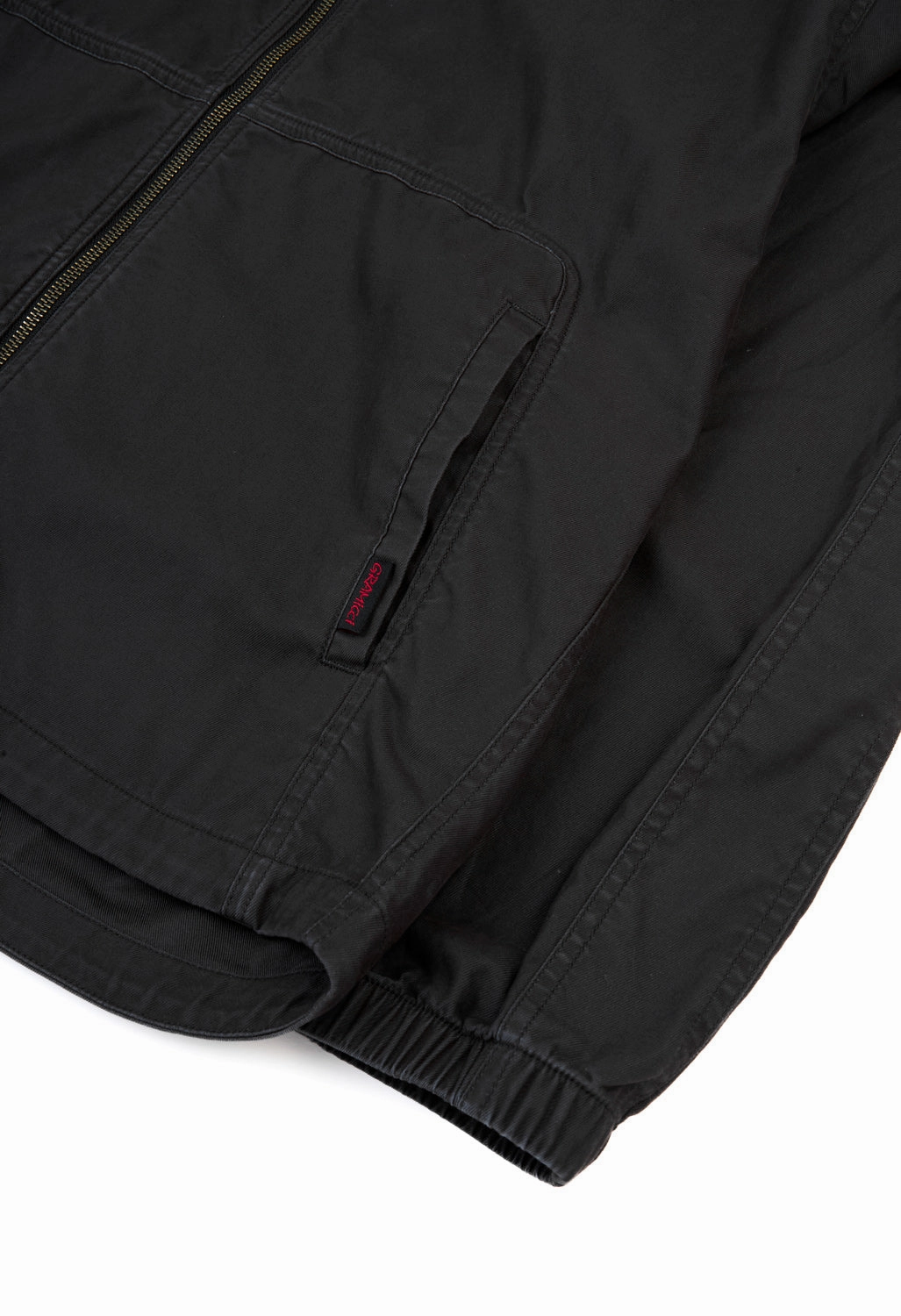 snap closure Breathable fabric tech Gramicci Men's Beach Hoodie Jacket - Vintage Black