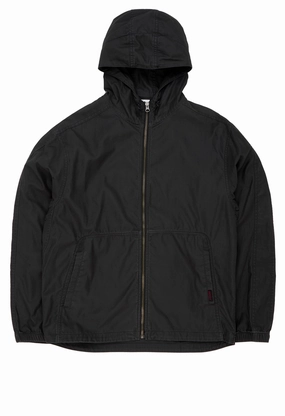 Contrast Stitch Gramicci Men's Beach Hoodie Jacket - Vintage Black
