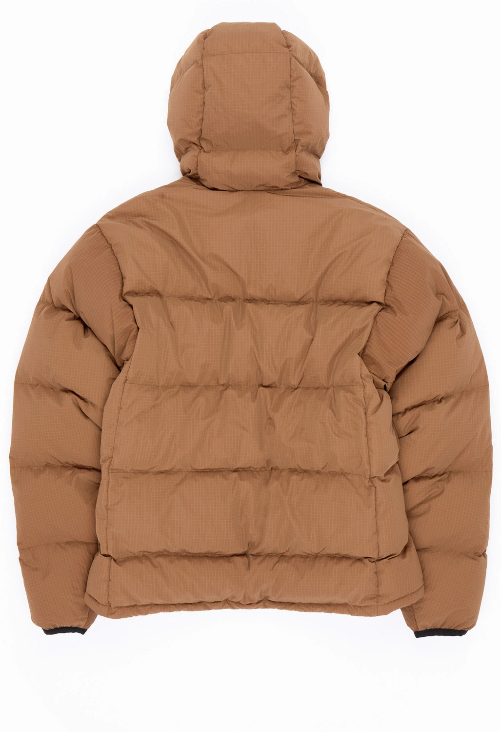 Eco Friendly Dye Gramicci Men's Down Puffer Hooded Jacket - Brown