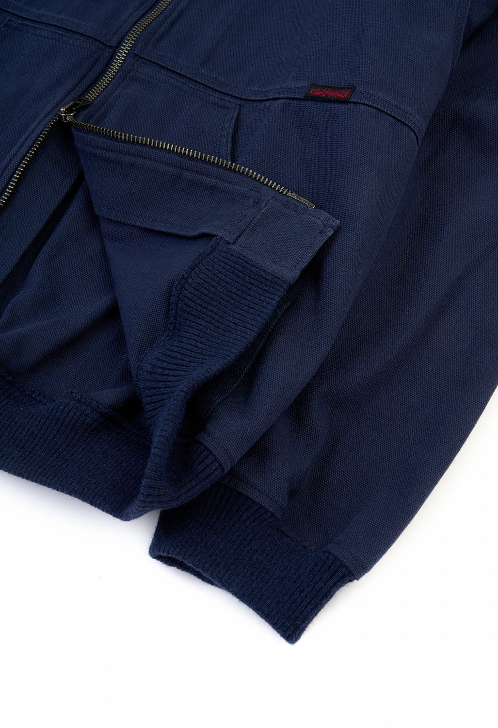 Gramicci Men's El Cap Canvas Hooded Jacket - Navy Heat Keep All Day Wear