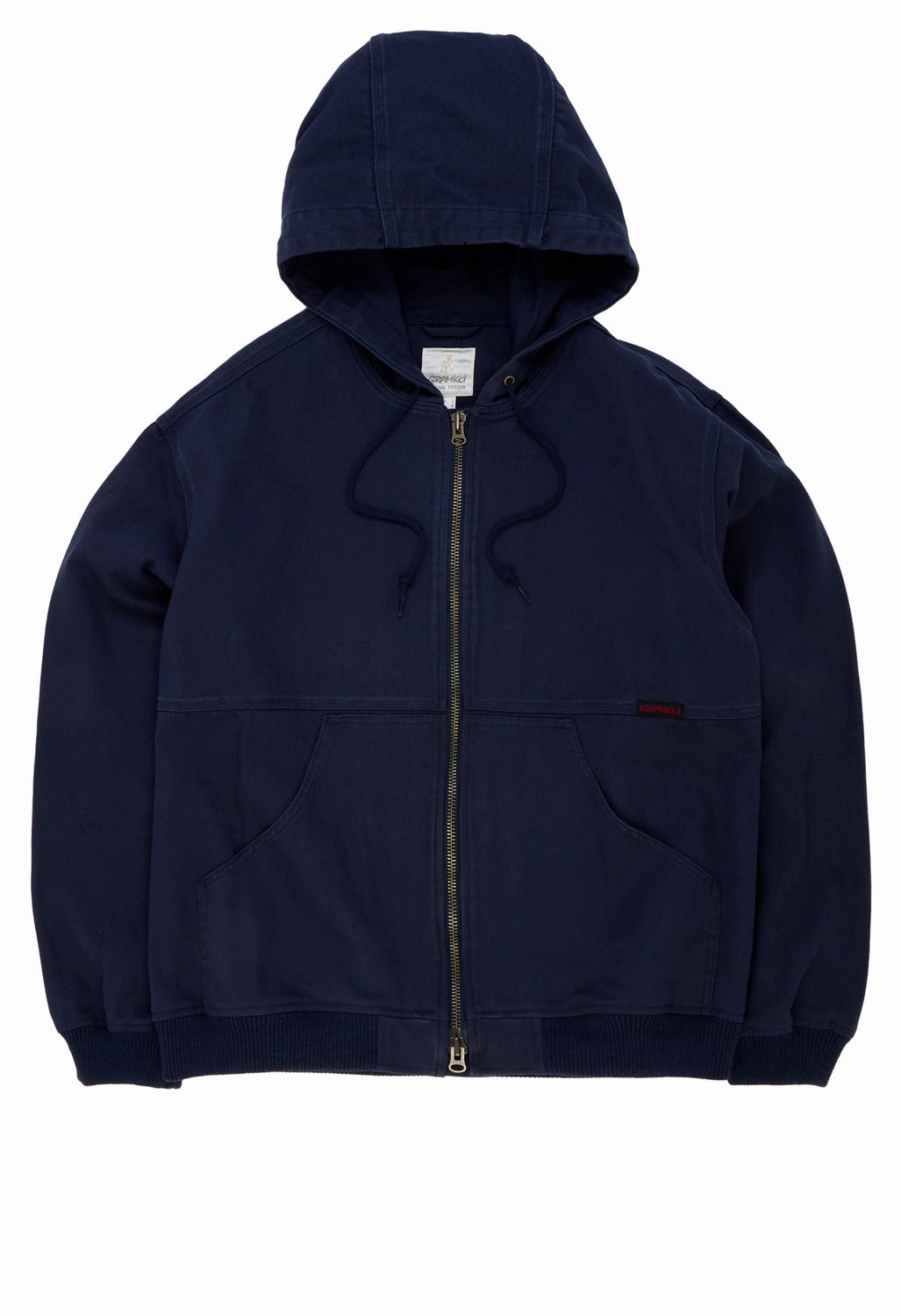 Gramicci Men's El Cap Canvas Hooded Jacket - Navy Chill Look