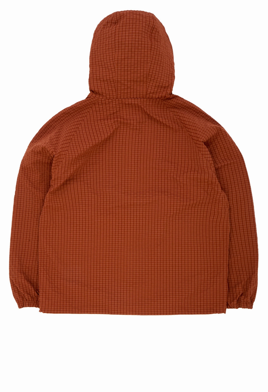 Gramicci Men's Northside Plaid Hooded Jacket - Brick Tear Resistant Material
