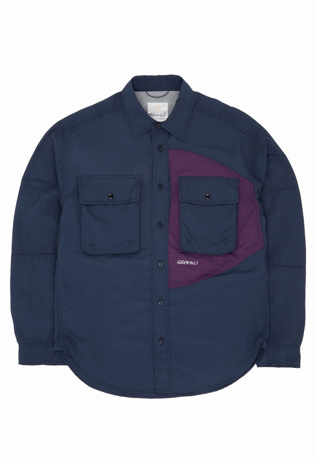 Compact Fold Design Gramicci Men's Nylon Brentwood Shirt - Deep Navy