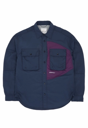 Compact Fold Design Gramicci Men's Nylon Brentwood Shirt - Deep Navy