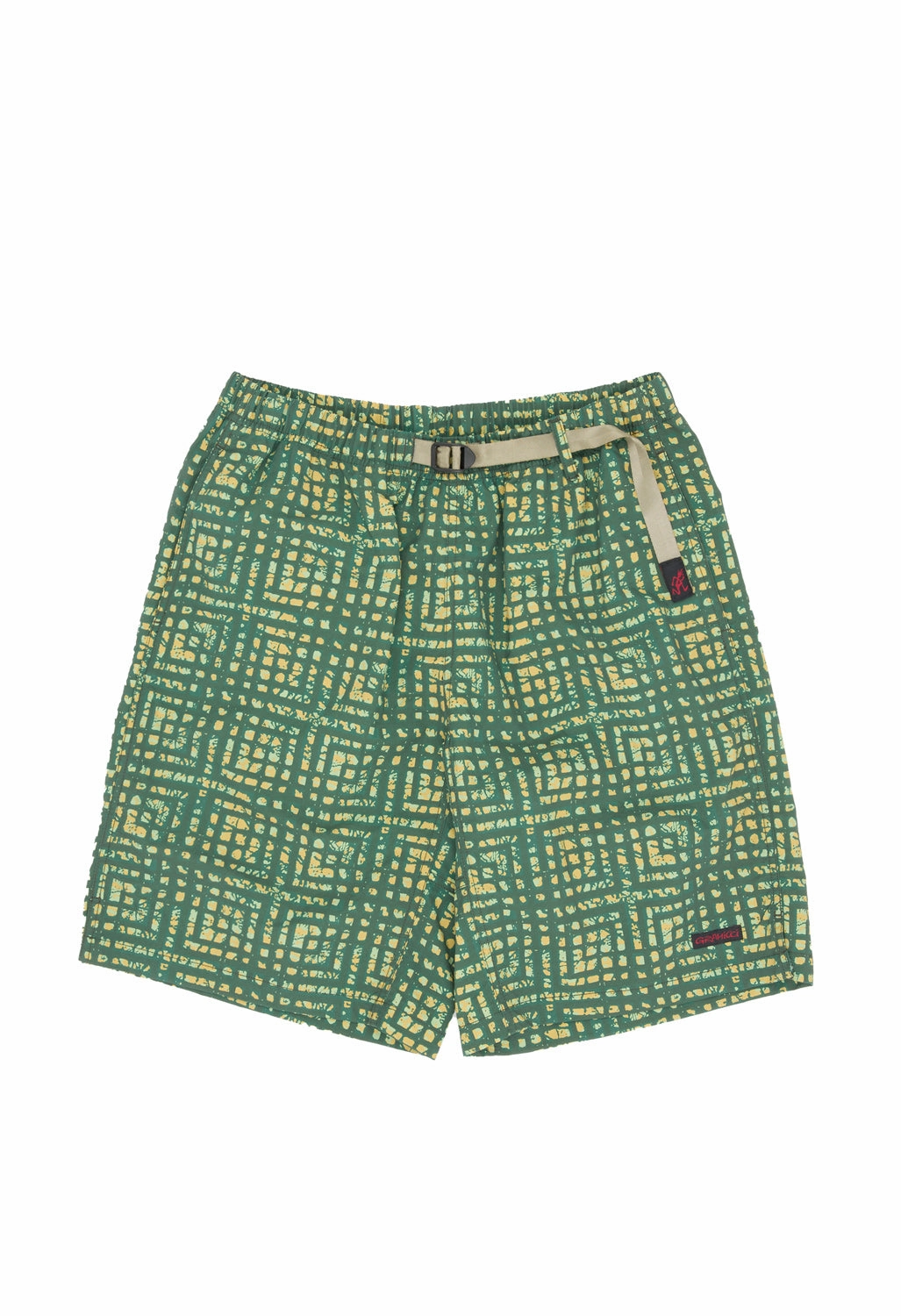 Gramicci Men's Nylon Packable G Shorts - Batik Green Flatlock Seam Technology