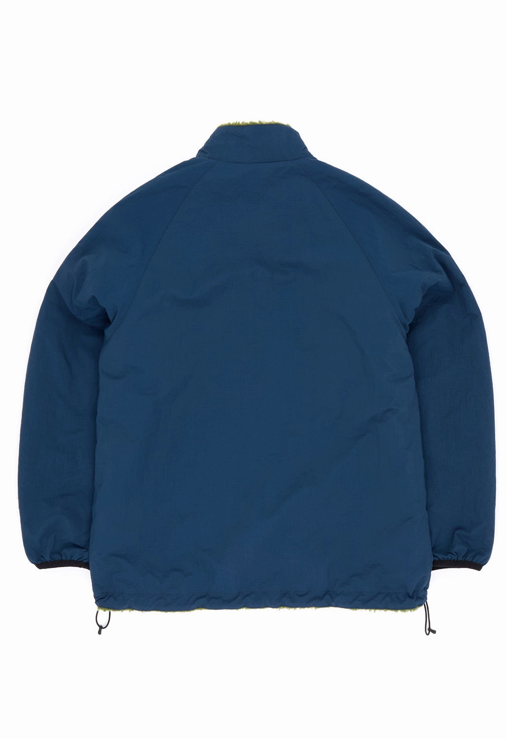 Gramicci Men's Reversible Sherpa Jacket - Olive / Dusty Navy Commuter Friendly Look