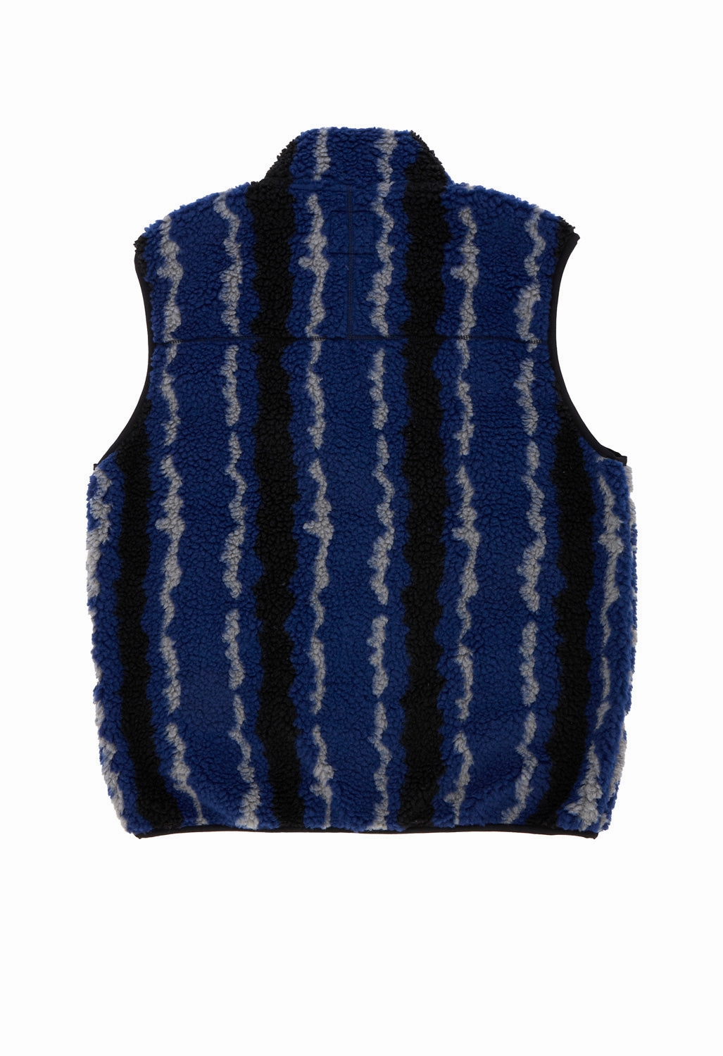 VentilatedPanels Gramicci Men's Ripple Sherpa Vest - Navy Ripple